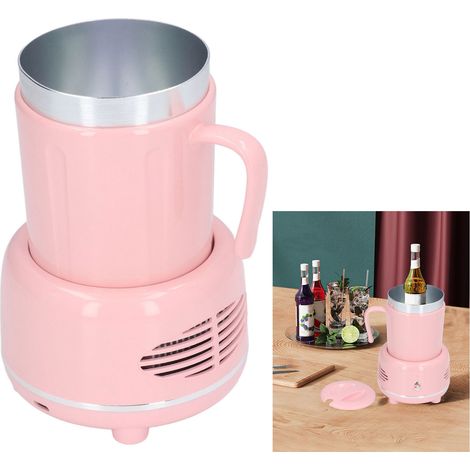 Gobelet isotherme à ions négatifs pour voiture et maison, refroidissement rapide, machine à bière et boissons, gobelet rafraîchissant pour bureau, rose. (1/5)