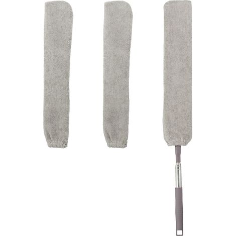 Flachfederstaubsauger mit Teleskopstiel
