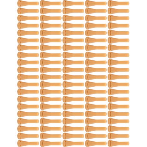 50 bâtonnets en caoutchouc pour plumer la volaille (poulets et canards), couleur jaune Oxford. (1/5)