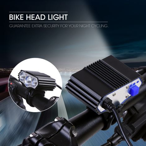Phare avant vélo USB rechargeable 3600LM pour cyclisme nocturne et VTT (1/5)