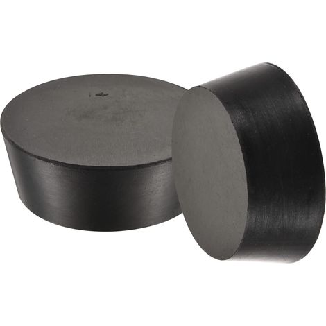 Caoutchouc Conique Bouchon 75mm à 90mm Solide Noir pour Bouchons, Liège, Bouchon d'égout, Bouchon tuyau d'eau, Bouchons pour instruments expérimentaux 3 Pièces (1/4)