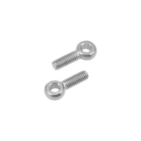 Sourcing map 10pcs Boulon à œil anneau , XU,levage M6 x 20mm acier inoxydable 304 filetage, produit qualité supérieure, durable et fiable, matériaux sélectionnés , satisfaction garantie  KZ