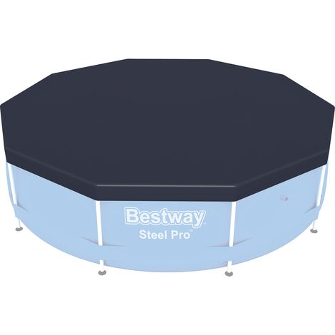 Bestway Flowclear Abdeckplane rund 305cm für Frame Pool und Fast Set Pool