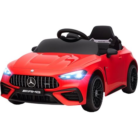 Auto elettrica per bambini Mercedes-AMG 12V con telecomando, luci LED e musica, rossa MODENUIT (1/4)