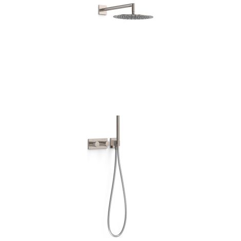 Kit robinet thermostatique encastré à 2 voies B-system pour douche Acier - TRES 30735204AC