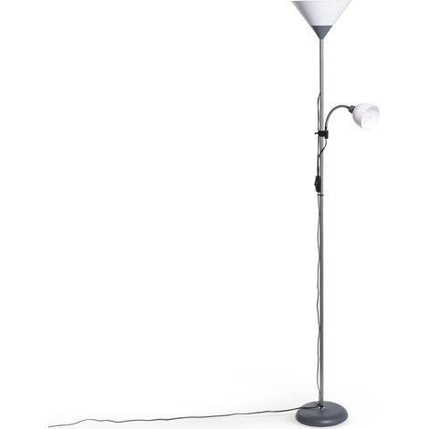 Orion91official ® - floor lamp 1.76 cm high metal adjustable reading light matt gray bulbs not included - spaziorion91