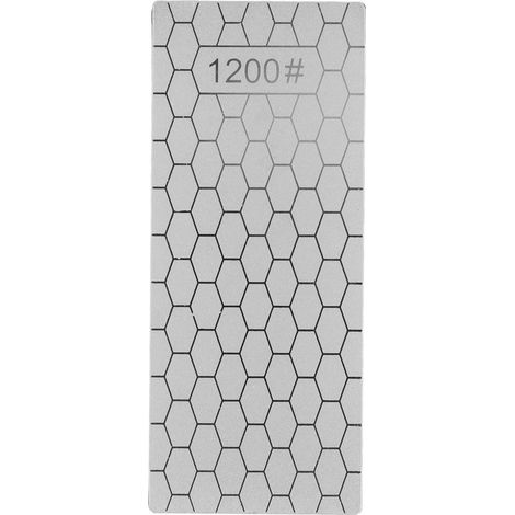 Pierre à aiguiser en diamant, plaque de couteau rectangulaire, pierre à aiguiser, outil de broyeur pour la cuisine, grain 1200 (1/5)