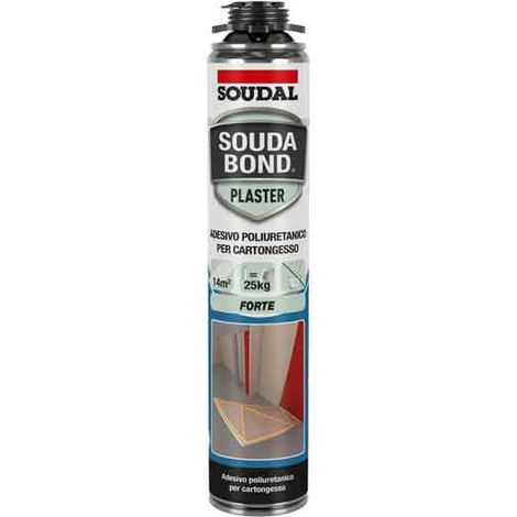 ADESIVO POLIURETANICO 'SOUDABOND PLASTER' SOUDAL 750 ml - Pistola