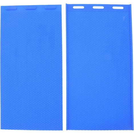 AIPERQ Jeffergarden 2 pièces Silicone feuille de cire d\'abeille bricolage moule doux presse feuille moule outils cire d\'abeille Embosser Machine pour l\'apiculture (1/4)