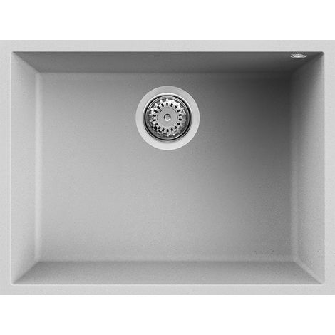 Lavello QUADRA 110 58X44 1 vasca NUVOLA 79 SOTTOTOP (1/3)