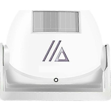 Intelligente Infrarot-Türklingel mit Begrüßungssensor, elektronisches Türklingelgerät, moderne Haustürklingel ohne Batterie (Weiß)-8.5X9 cm-White (1/2)