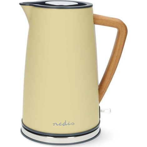 Nedis KAWK510EYW Bouilloire voyant lumineux jaune Contenance: 1.7 l (1/5)