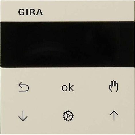 Gira S3000 Persiana/Reloj programador Display System 55 Blanco crema [536601], 5366 01