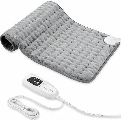 Couverture chauffante de physiothérapie, couverture électrique, réglage de la température à plusieurs niveaux, coussin chauffant chaud, couverture drapée super douce en cristal 76x40CM (1/5)