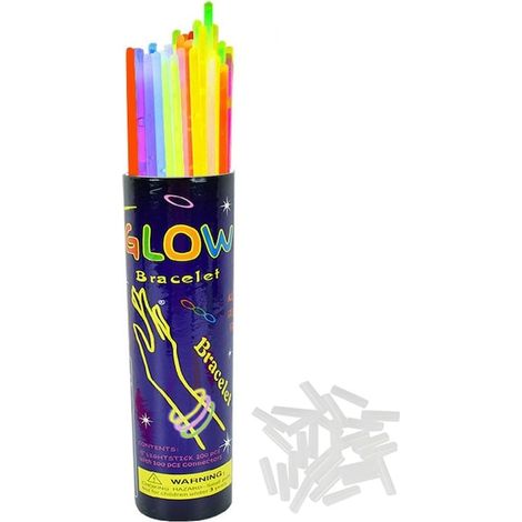 Set mit 100 PROCART Leuchtarmbändern, mehrfarbig (1/5)