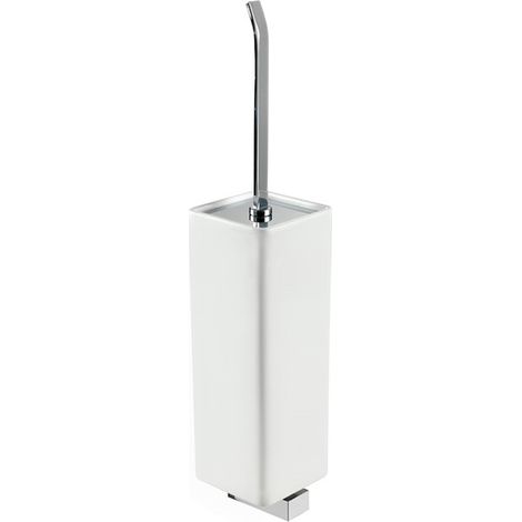 STILHAUS Gea portascopino ceramica parete cromato codice prod: 000GE1208