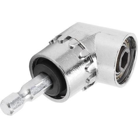 Rallonge de tournevis à douille magnétique coudée à 105° avec tige hexagonale et adaptateur pour perceuse électrique (1/5)