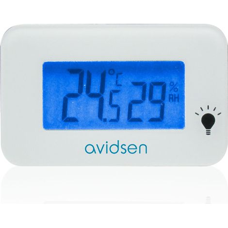 Mini détecteur de température et d'humidité - Avidsen - 107249 (1/2)