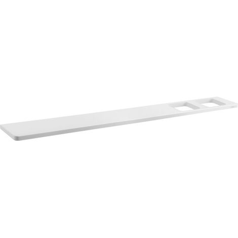 Sapho Abeline - Étagère, longueur 80 cm, 2 trous, blanc mat AB802-0101 (1/2)
