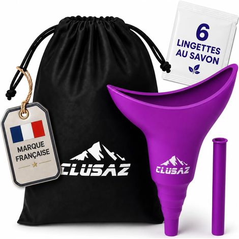 Portable Urinal for Women, Standing Pissing, Female Silicone Toilet Portable Urinal for Car Accessories, Camping, Hiking, Festival, Travel, Foldable Urinal Toilet, Reusable. (1/5)