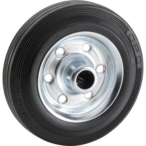 Dörner & Helmer Transportgeräterollen Rad Vollgummi 200 x 50 mm Traglast 210 kg Ersatzräder