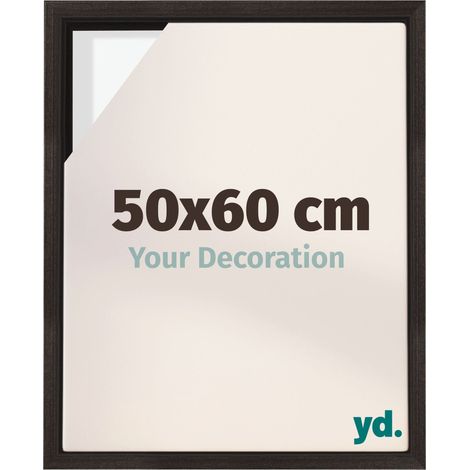 Your Decoration - Cadre flottant - Chene Fonce - Cadre en caisse américaine pour toile sur chassis - MDF - Lyon (1/5)