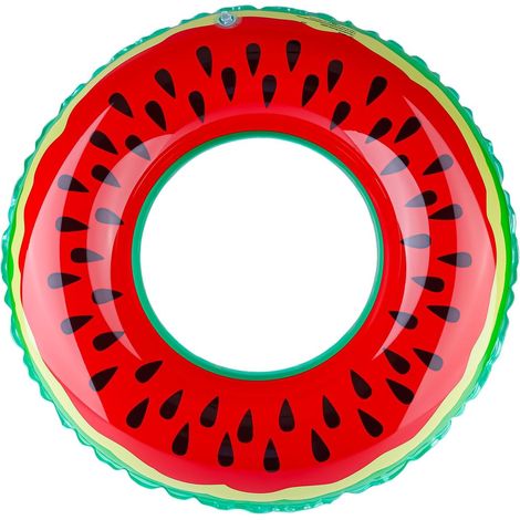 Flotador inflable para piscina - Flotador inflable de sandía para piscina, artículos de verano para piscina y playa, fiestas en la piscina y deportes acuáticos (1/5)