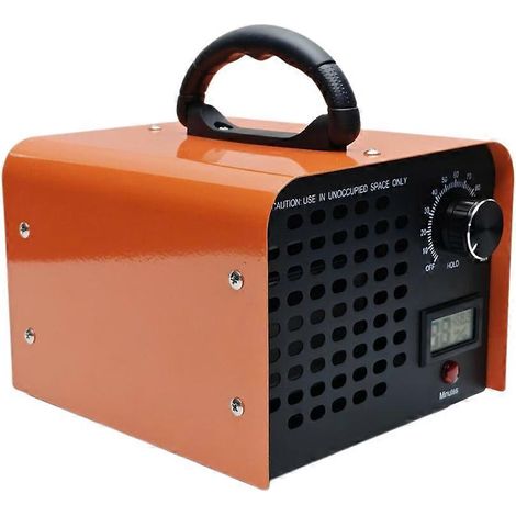 Générateur d'ozone 60 g/h, machine à ozone haute capacité pour usage domestique et commercial, voiture, sous-sol, bureau, élimination des odeurs d'animaux domestiques, prise UE. (1/5)