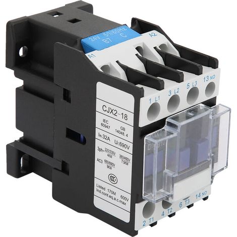Contacteur électrique industriel de contacteur de bâti de Rail de CJX2-1810 (AC) (1/5)