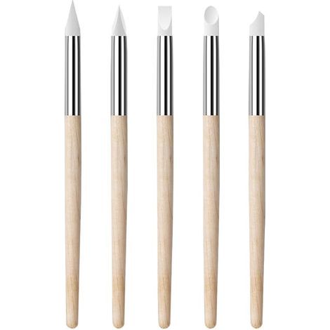 Lot de 5 stylos à gratter, outils de nettoyage de cadrans, bijoux, montres, pièces de monnaie, applications électroniques, élimination de la rouille et de la corrosion (1/5)