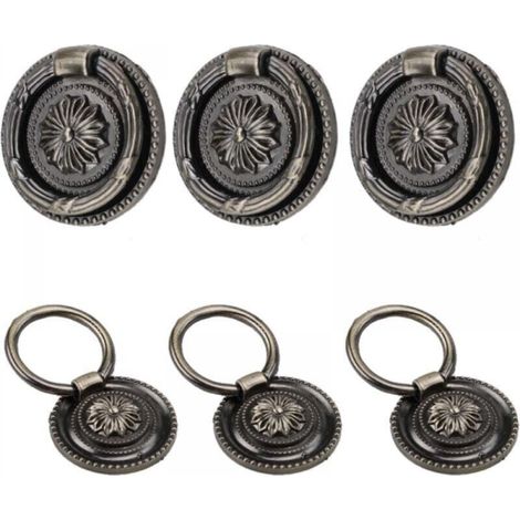 Maniglie per mobili vintage, pomelli per mobili vintage in ottone, maniglie per cassetti vintage, maniglie per mobili vintage con viti