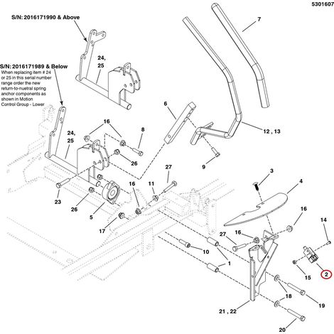 INTERRUTTORE, STANTIFO, N.O. LR5021451 ORIGINALE FERRIS