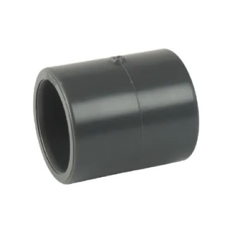 Manchon PVC pression 25 mm – Raccordement à coller conforme EN 1452 – Utilisation adduction eau potable, irrigation, piscine (1/2)