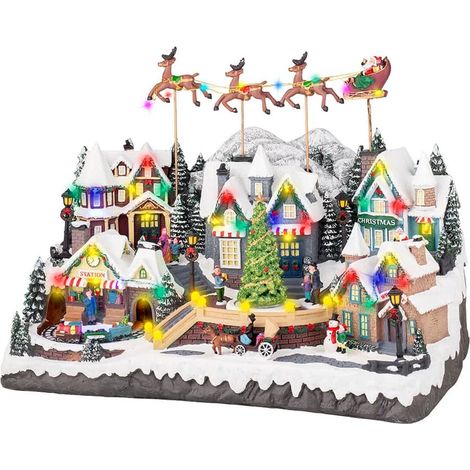 Scena natalizia con LED, movimento e musica 55 x 37 x 32,5 cm (1/3)