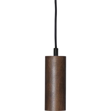 Star Trading Suspension de lampe 'Tub' en bois, douille E27, longueur de câble 3,5m, avec fiche