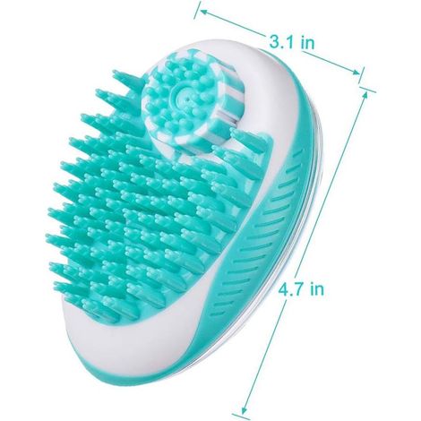 Brosse pour Animaux,Massage Grooming Douche Peigne Pinceau pour Chien Chat Animaux de Compagnie (1/2)
