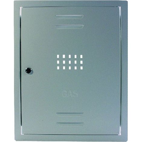 Sportello in lamiera zincata per contatore di gas metano 50 x 40 cm