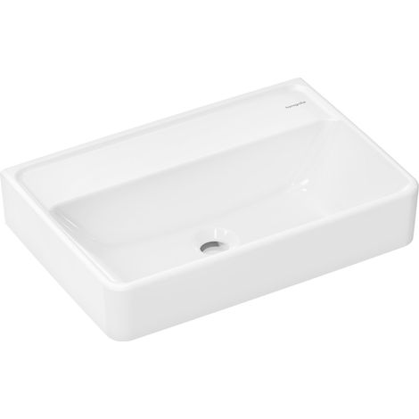 hansgrohe Xanuia Q lavabo compact, sans trou pour robinet, sans