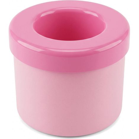 Mini Eiswürfelform Silikon mit Deckel für 40 Eiswürfel, Rosa