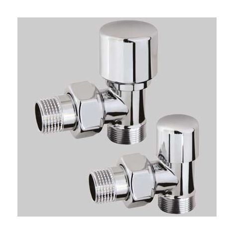 COPPIA VALVOLA E DETENTORE MINI ARREDA - Nero 1/2 x 24 - 19