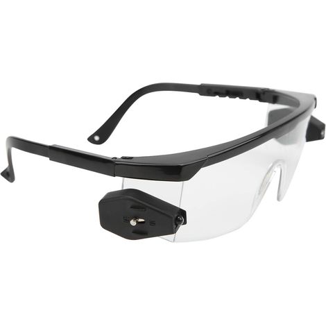 Lunettes de sécurité anti-impact, anti-buée, protection UVA, design ergonomique, protection oculaire ajustable, éclairage LED (1/5)