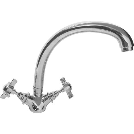 Mitigeur pour évier de cuisine avec bec mobile vintage retro