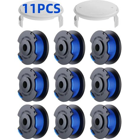 Kit de repuesto de cuerda para desbrozadora Ryobi One+ AC14RL3A de 0,065" (9 líneas, 2 tapas) (1/5)