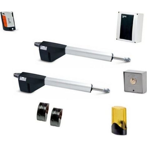 Kit complet vérin irréver. EGO, 230V avc armoire de commande, 2battants 2m50 VDS (1/2)