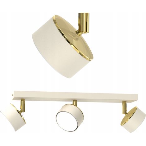 Deckenstrahler ecru BEIGE GX53 Polnische moderne Lampe 3-PKT (1/5)