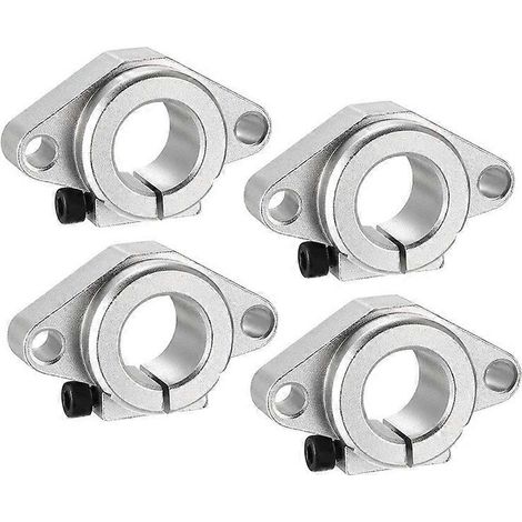 Linearführungsschienen-Klemmstange, Schienenführungsstütze für Wellen mit 20 mm Durchmesser, Aluminium (4 Stück SHF20) (1/5)