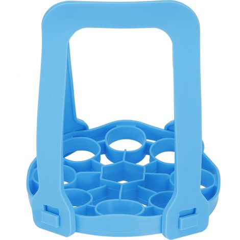 Panier à vapeur Portable multifonctionnel, porte-œufs à la vapeur, étagère, fournitures de cuisine, bleu (1/5)