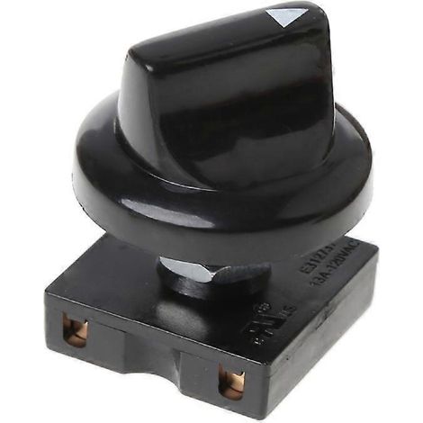Régulateur de vitesse rotatif OOTDTY à 4 positions et 3 ventilateurs avec bouton 13 A 120 V-250 V (1/5)