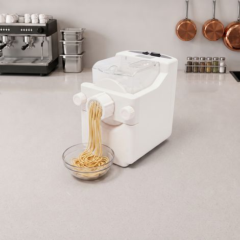 Machine à pâtes, 9 formes, blanc Pasta maker, Pâtes en moins de 12-15 minutes, Nettoyage facile (1/5)