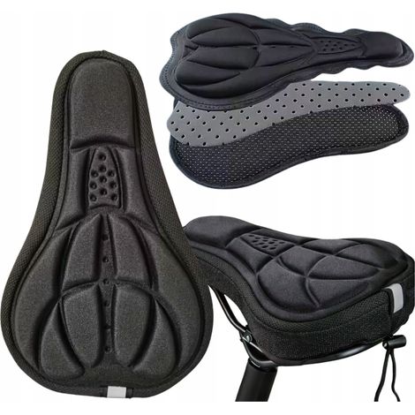 Housse de selle de vélo en gel, profilée et respirante (1/5)